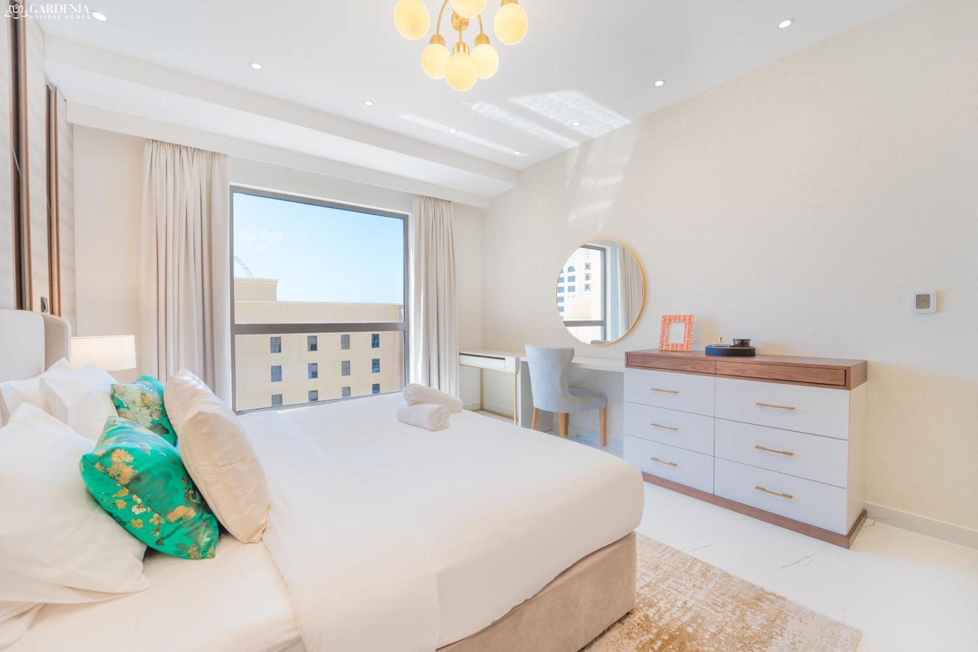 Jbr Amwaj 4 , Upgraded Sea And Ain Dubai Views, 2M Walk To Beach By Gardenia Suitse Ngoại thất bức ảnh