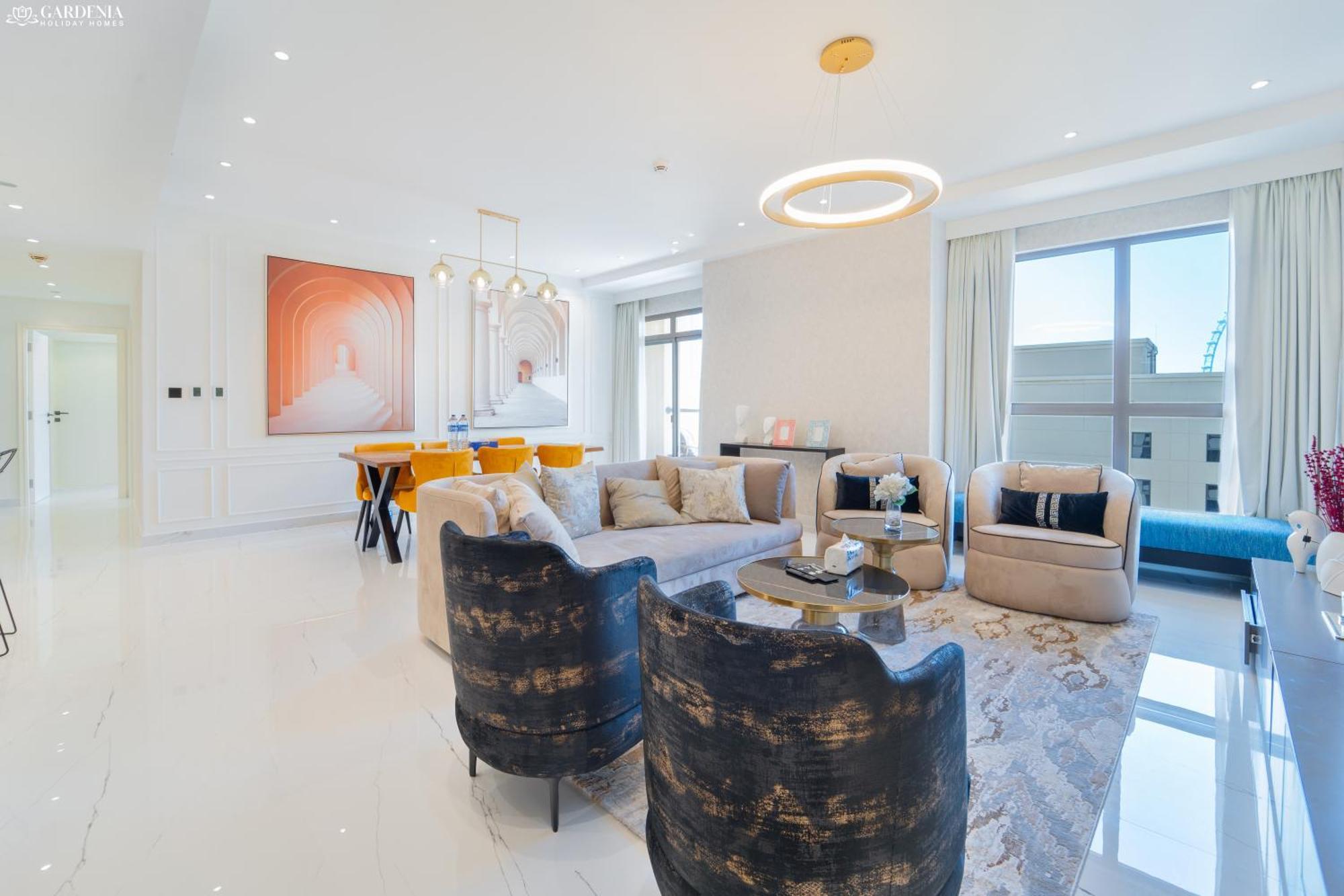 Jbr Amwaj 4 , Upgraded Sea And Ain Dubai Views, 2M Walk To Beach By Gardenia Suitse Ngoại thất bức ảnh