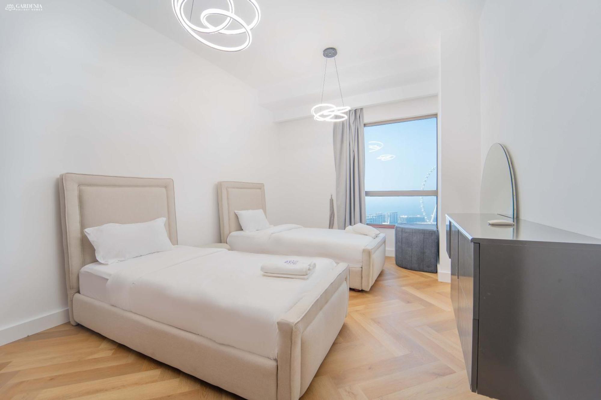 Jbr Amwaj 4 , Upgraded Sea And Ain Dubai Views, 2M Walk To Beach By Gardenia Suitse Ngoại thất bức ảnh